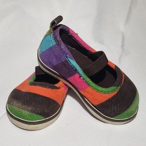 Baby Gap multi color shoes size 5